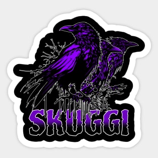 Skuggi Raven Shadow Sticker